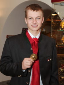 Weltmeister Stefan Lubinger bei den Worldskills 2011 - Gold