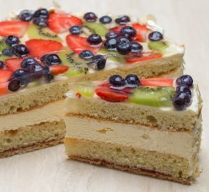 Topfen-Frucht-Torte